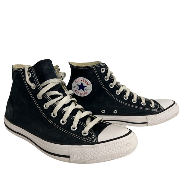 Converse Black All Star Core High Top Sneaker Shoes Men's 9.5 | Women's 11.5